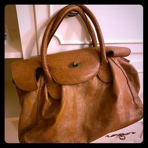 Genuine handmade leather bag from Assisi, Italy!